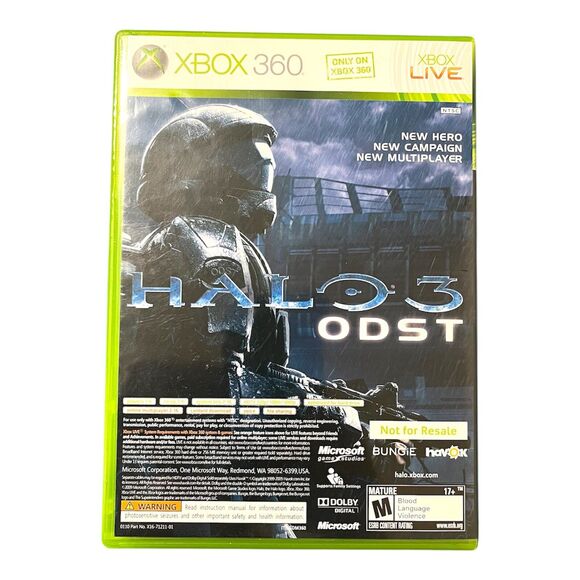 Halo 3: ODST & Forza Motorsport 3 Microsoft Xbox 360 (2009) Video Game, Complete - Picture 2 of 8